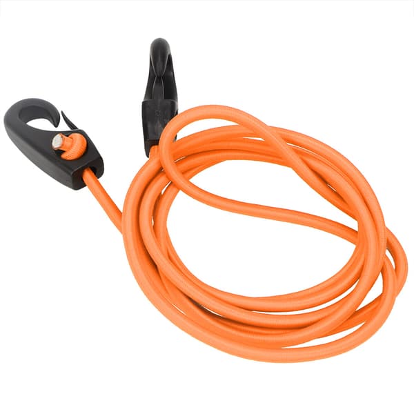 189cm Elastiskt Kajakpaddel Säkerhetslina med Karbinhake Orange