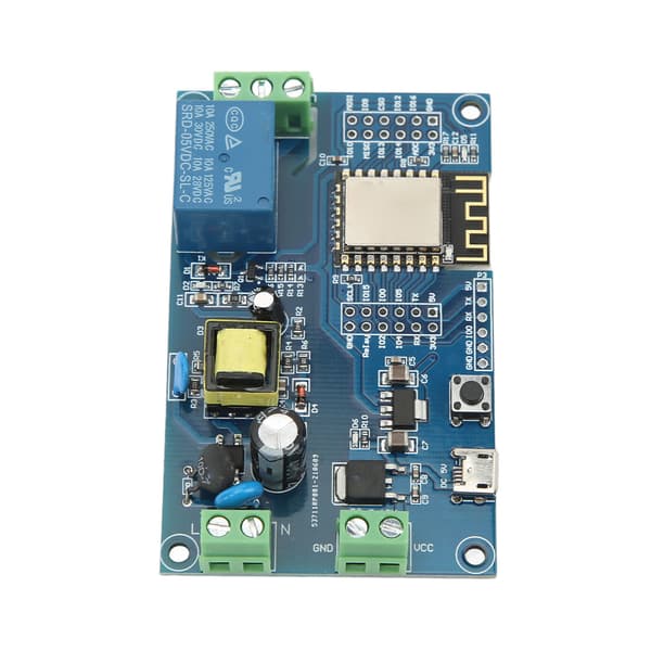 1-kanals WiFi Relæmodul AC 90 250V DC 7 12V USB 5V til ESP8266 Udviklingskort