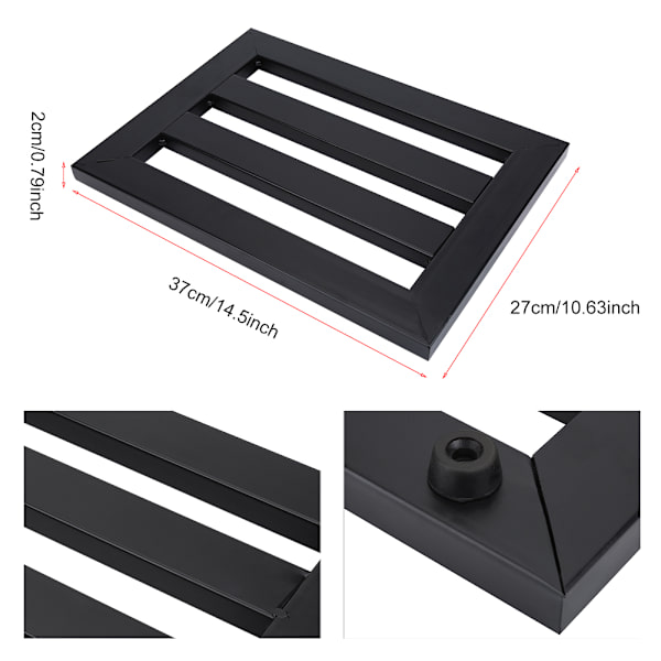 1 Set Gitarr Effekter Pedaler Board med Setup Tape Clamp M