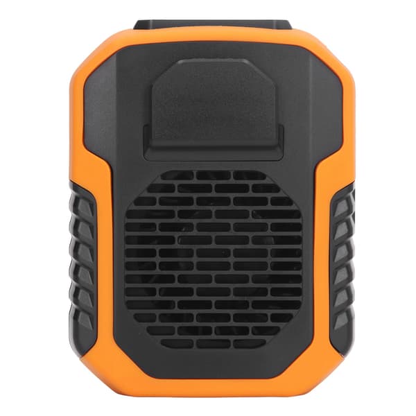 Mini USB Genopladelig Clip Fan 6000mAh 5V 2A 3 Hastighed Bærbar Orange Arbejdsventilator