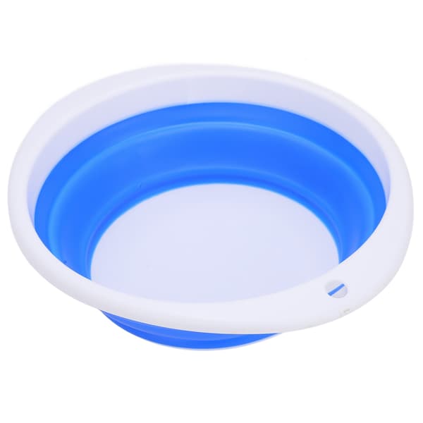 Foldbar Bærbar Multifunktionel Plastik Gummi Grøntsagsvask Vask til Rejser 26x23x8cm