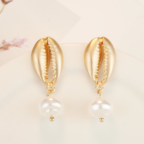 Øreringe Bohemia Shell Fashion smykker B2337 E1903-23