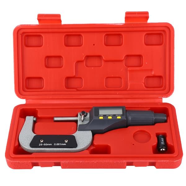 Digital Elektronisk Mikrometer 0.001mm Extern Bromsok 25-50mm