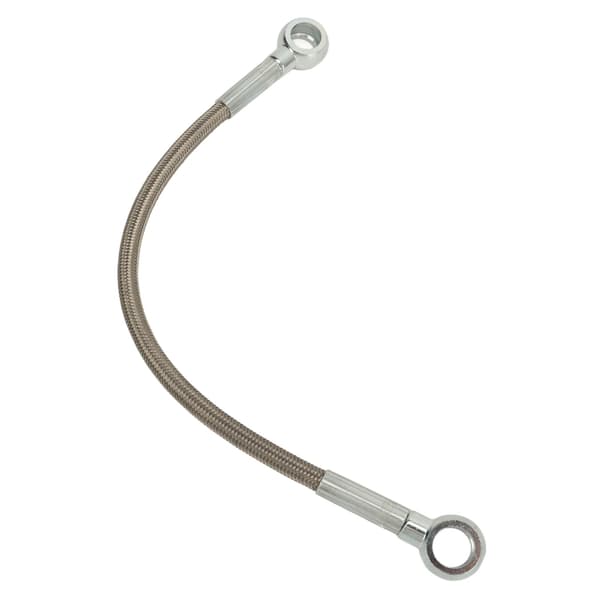 Oljetilførselslange 11361705532 Rustfritt stål Rustfri Turbo Oljetilførselsledning for E36 E46 E39 E85 E86