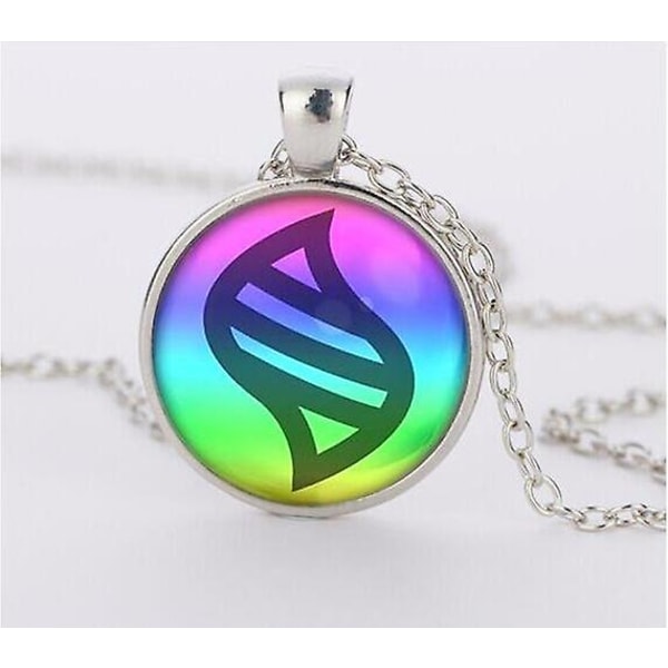 Elf Mega Stone Halsband Glashalsband, handgjorda White