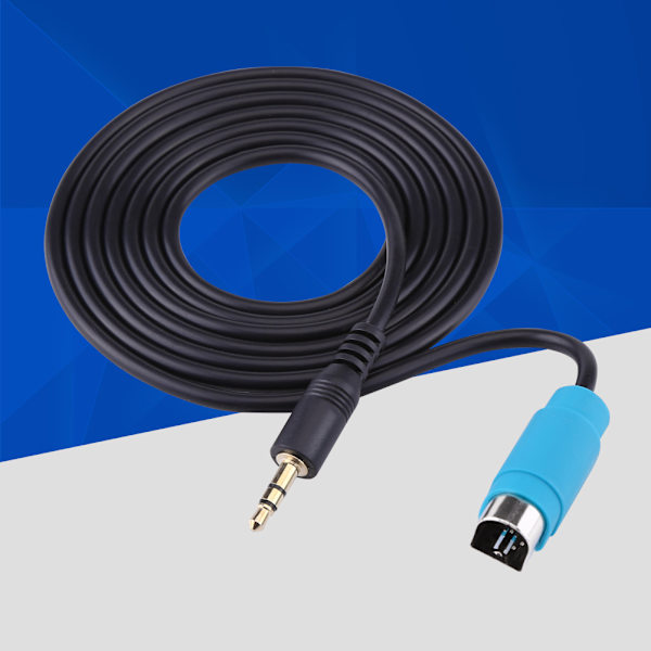 Alpine CDA CDE IVA Audio AUX -kaapeli Full Speed Mini Jack -sovitin