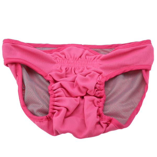 Sanitetsbleie for tispe, rosa, størrelse L