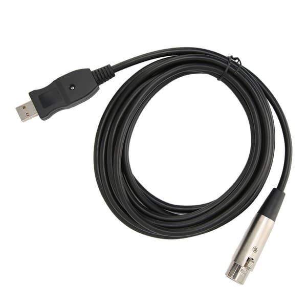 USB XLR Mikrofon Adapter Kabel Audio Interface til Musikindspilning Karaoke