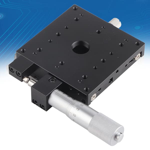 SEMX80 AS Præcisions manuelt slædebord 80x80mm Krydsrulleføring