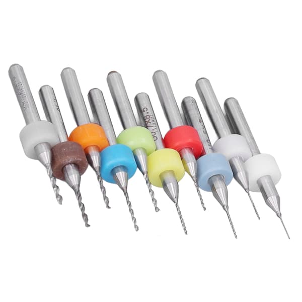 Högpresterande makroborr av volframkarbid, 10-pack
