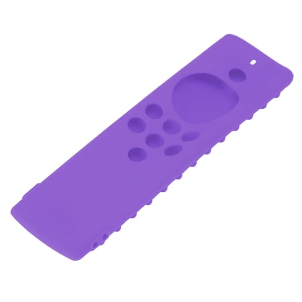 Vaskbart Støtsikkert Fjernkontroll Silikondeksel for Fire TV Stick Lite Lilla