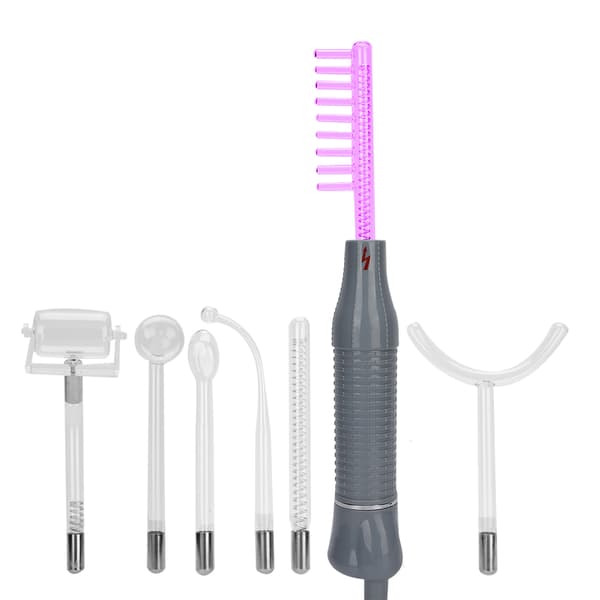 Högfrekvent elektroterapiinstrument Ozonterapistav 7-delars set EU-kontakt 220V
