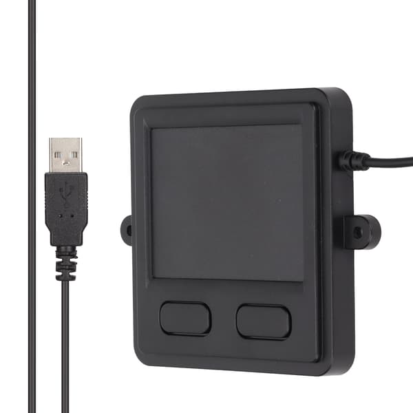 USB Kablet Kompakt Touchpad 2 Knapper Bærbar Praktisk for Laptop Stasjonær