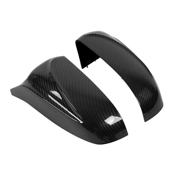 2 stk. bildør sidespeildeksler vanntett erstatning for E70 X5 2007-2013 karbonfiberstil