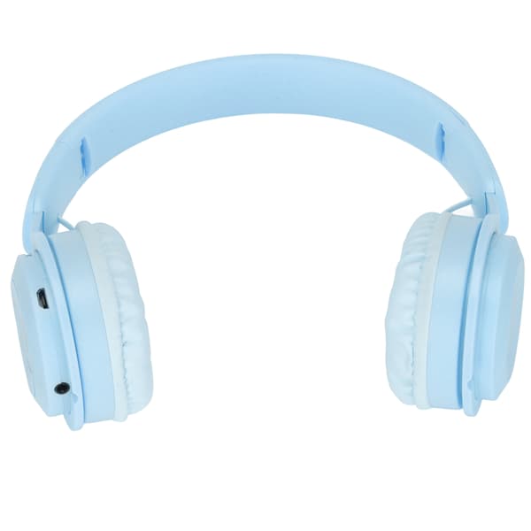 Y08 Macaron Bluetooth Over-Ear Hodetelefoner Sammenleggbare Avtakbart Kort Blå
