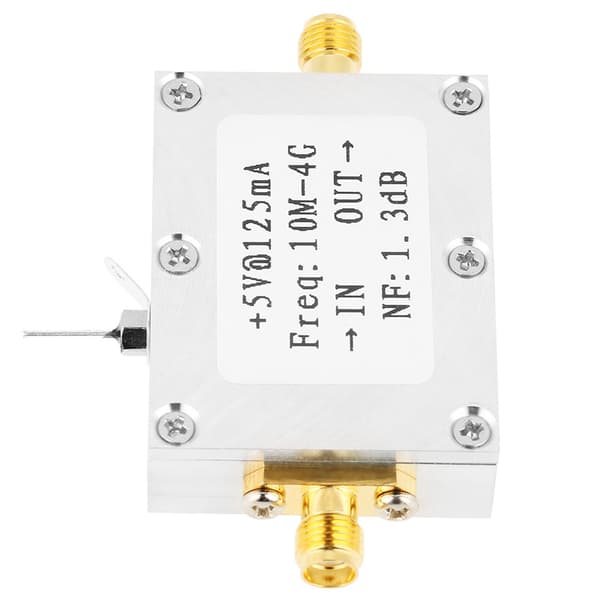 0,01 til 4 GHz 21dB Lavstøyforsterker