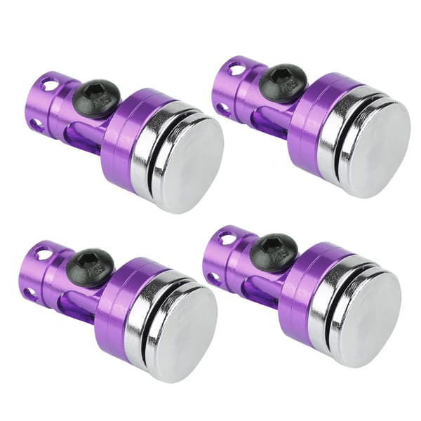 4ST Aluminium Magnetisk Stealth Usynlig Karrosserimontering til SCX10 4WD 1 10 RC Bil Lilla