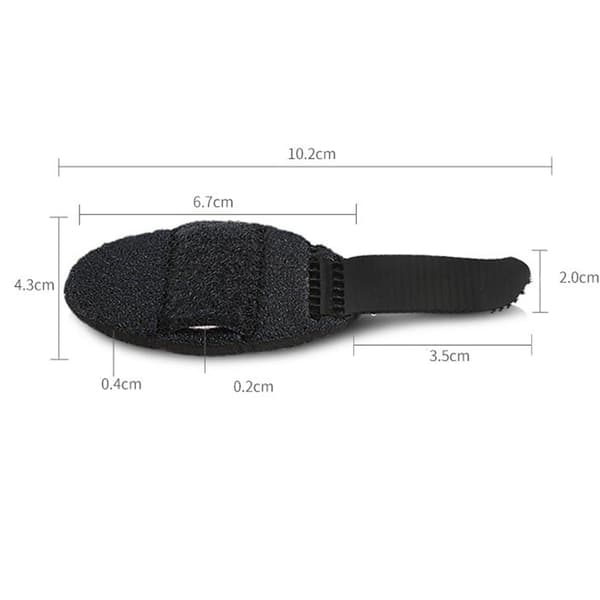 Pustende 3D Stoff Finger Skinne Stabilisator Støtte Wrap