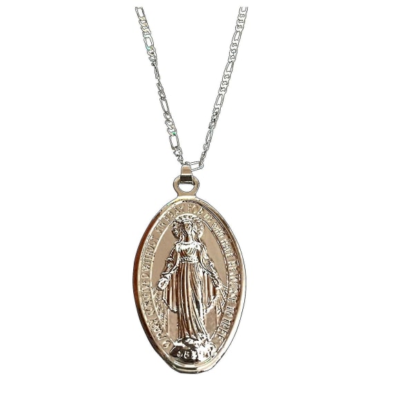 Virgen Mary hänge halsband för kvinna och man religiösa smycken festgåvor