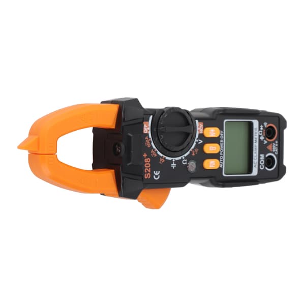 Digital Clamp Multimeter Hög Noggrannhet 2-600A AC DC Amp Spänning Kapacitansmätare Testare