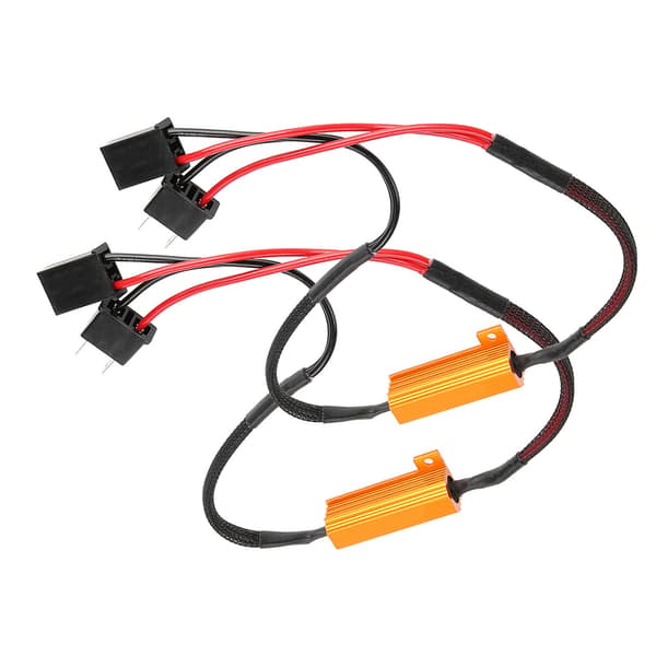 2. generasjons H7 LED-dekoder Anti Hyper Flash Feilfri Lastmotstand Ledningssett