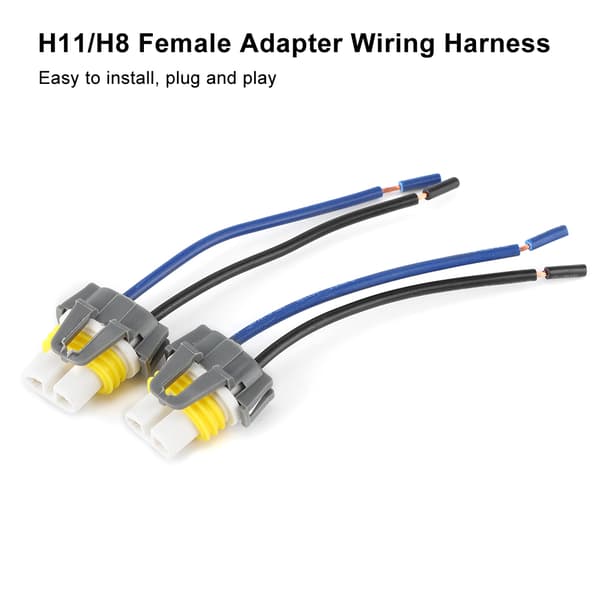 H11 H8 2-benet Forlygte Adapter Ledningsnet Stik