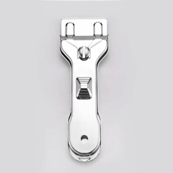 Glasskraber - Keramisk skraber - Keramik- og induktionspladeskraber 13,2*4,4cm Sølv