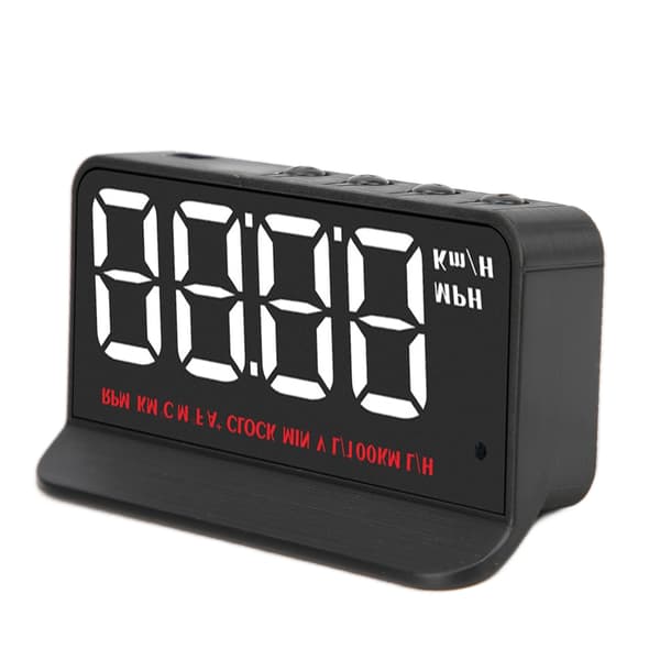 Bil LED HUD OBD Head Up Display Spänning Bränsleförbrukning Display Överhastighetsvarning Alarm