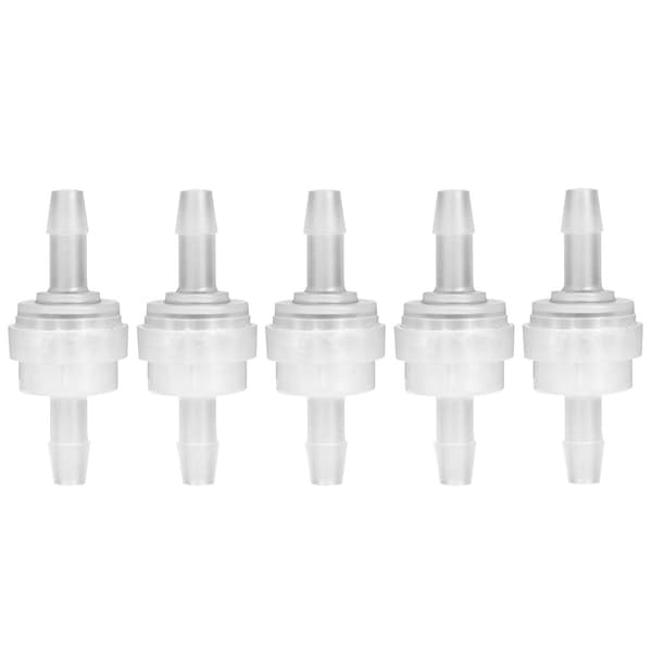 5mm Plast Backventil Vattenrening 5-pack