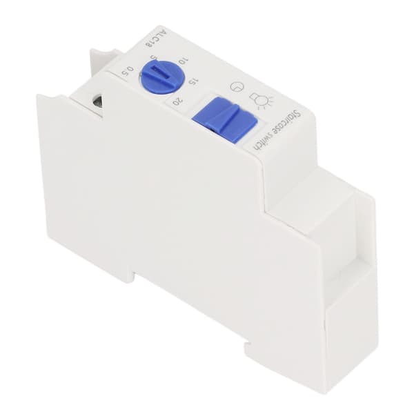 ALC18 DIN-skena Mekanisk Timer Switch 16A 220-240VAC 0.5-20min Tidsstyrning