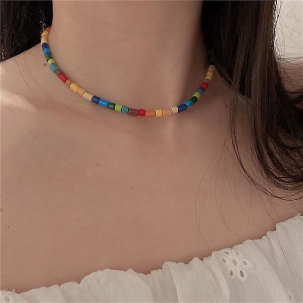 Kaulakoru Epäsäännöllinen Pearl Choker muotikorut B1767 A212