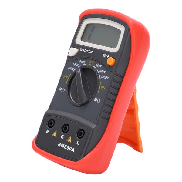 LCD-isolationsmodstandsmåler BM500A 1000V Digital Megohm-tester