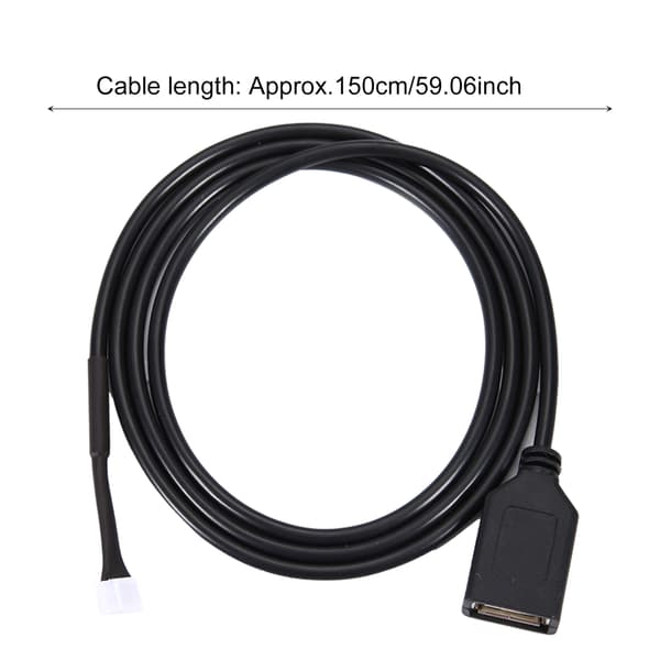 Bilradio Interface USB Adapterkabel med Fjernelsesværktøj til Peugeot 307 Citroen C2 C3