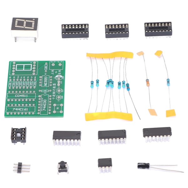 ABS Desimalteller Kit Elektronisk Prosjekt Undervisningssett for Skoler