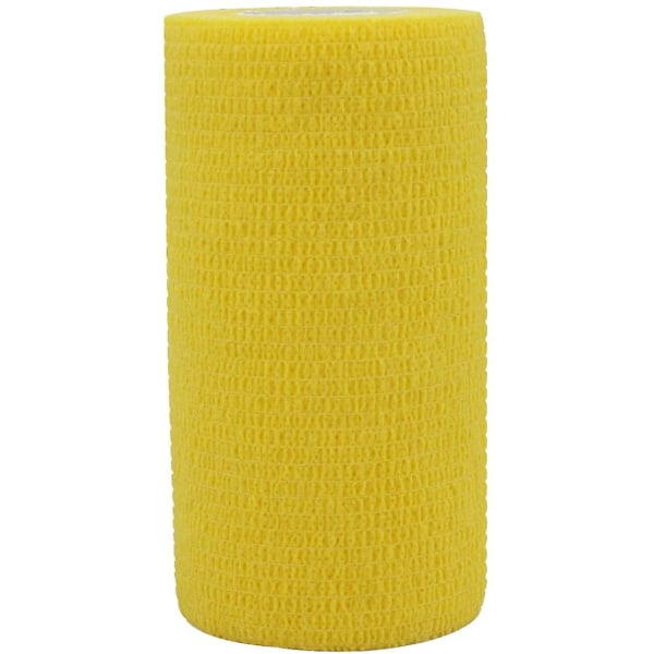Bandage, resår, självhäftande, citrongul 10CM, 6st