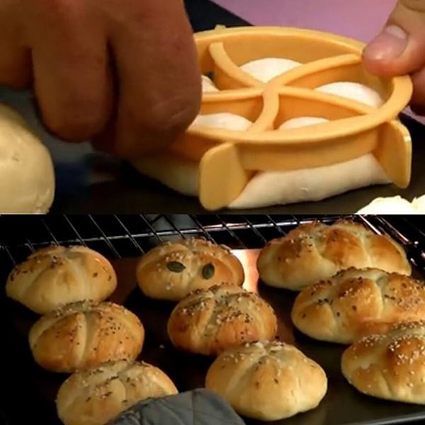 2 X Form Hjem Gør-det-selv Brød Køkken Dessert Småkager Stamper Bageværktøj Bagværk