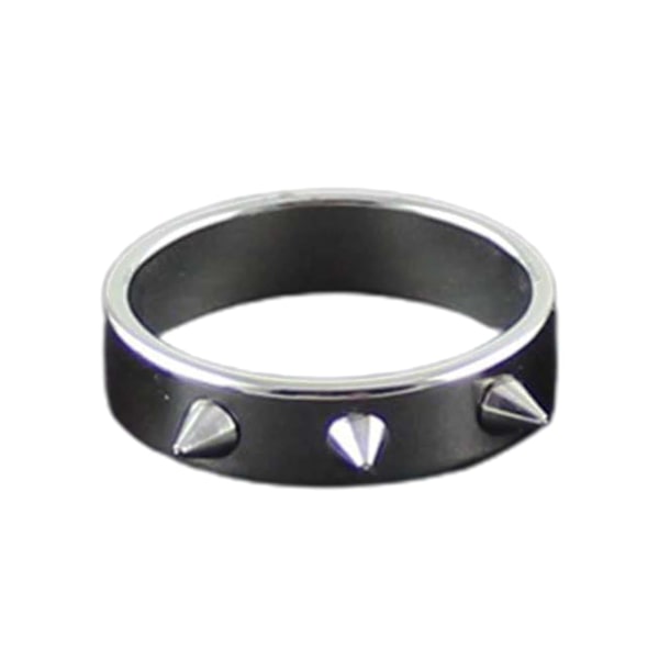 Bärbar Ring Easy Match Rostfritt Stål Dekorativ Utsökt Finger Ring For Daily Silver