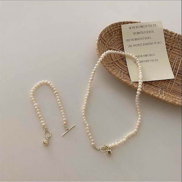 Kaulakoru Daily Outfit Baroque Pearl Girls&#39; Muotikorut Ac3206