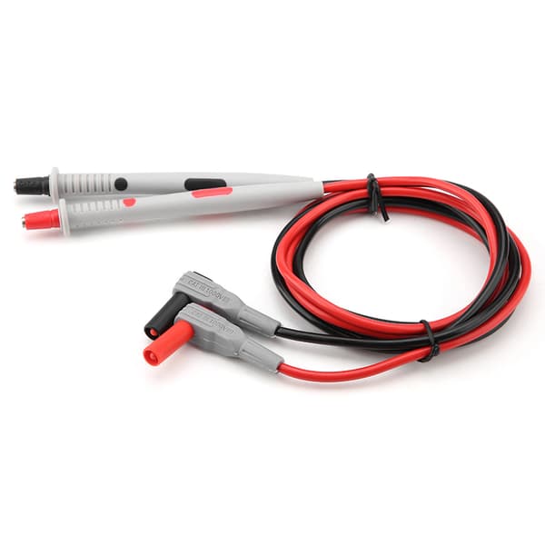 Multimeter testledninger med krokodilleklemmer og utskiftbare spisser