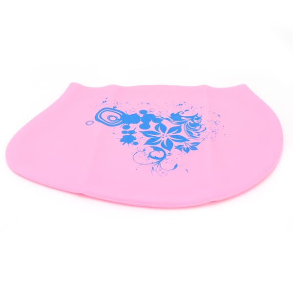 Vanntett silikonbadehette for langt hår, unisex, dykking