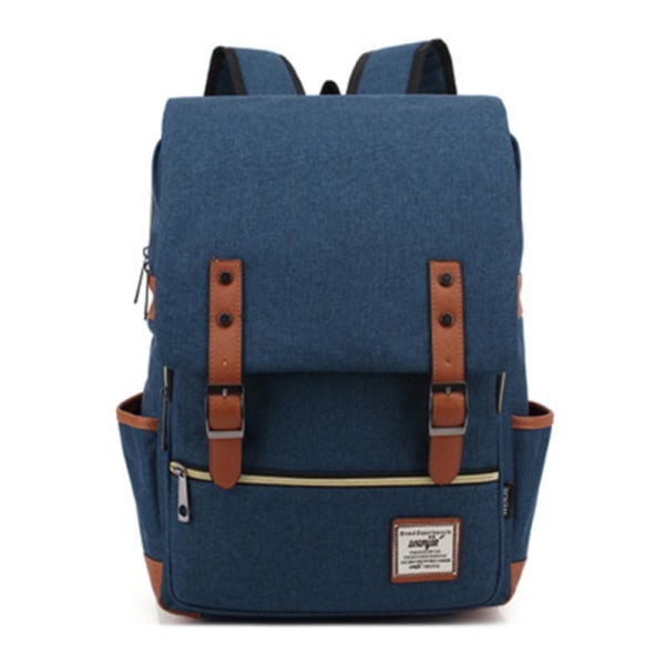 Smal bärbar ryggsäck, vintage rivsäker affärsväska för Travel College School, Casual Daypacks för män kvinnor, passar Macbook upp till 16 tum