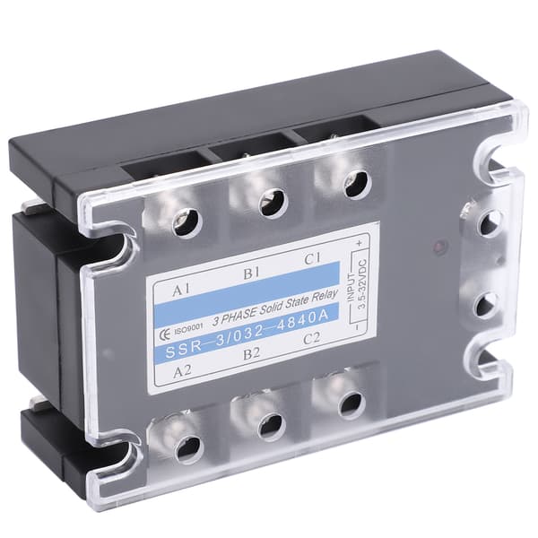 SSR 3 D4840 3-fas Halvledarrelä 40A DC AC 480V Distributionskontrollutrustning