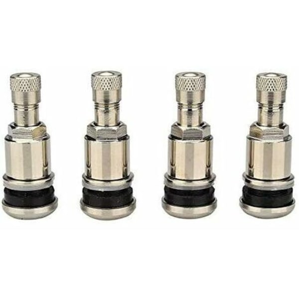 4x Haskyy Car Tire Valve Tubeless I Valve i silverstål från Cars I 43mm