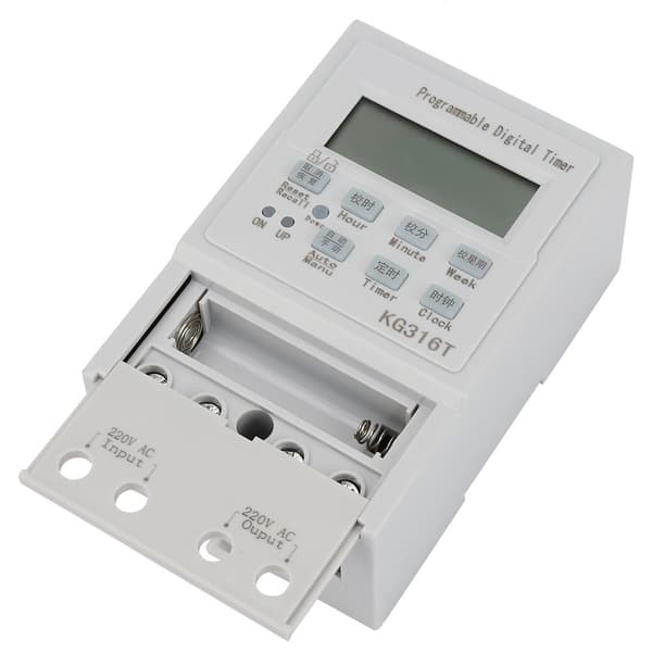 Mini AC 220V 1W 30A Digital Timer Programmerbar Kontroll Timing Bryter