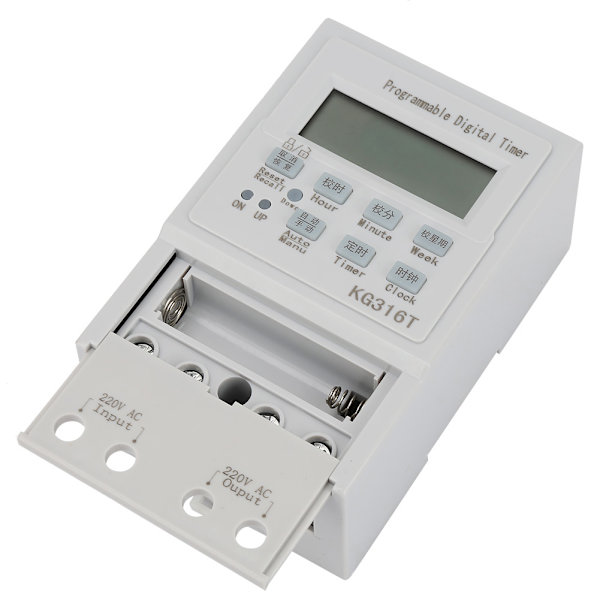 Mini AC 220V 1W 30A Digital Timer Programmerbar Kontroll Timing Switch
