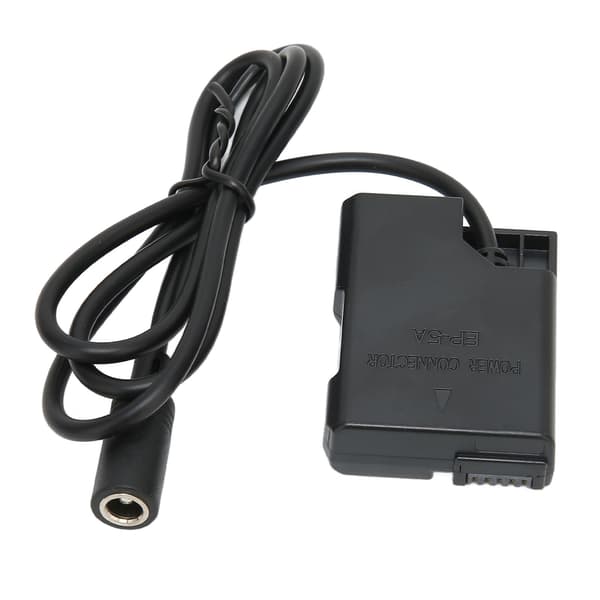 Nikon D5100 D5200 EL14 DC-kobler Dummy-batteri 100 240V US-stik Tidsbesparende Multibeskyttelse Fuld afkodning