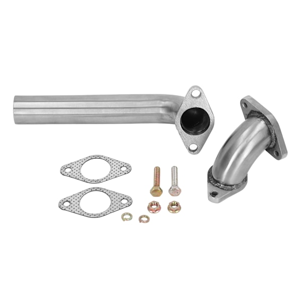 Universal Wastegate Dump Pipe Albue Adapter Rustfrit Stål 35mm 38mm