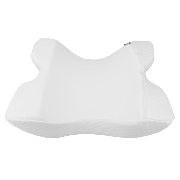 Armpude Slow Rebound Memory Foam U-formet Rejsepude Hvid