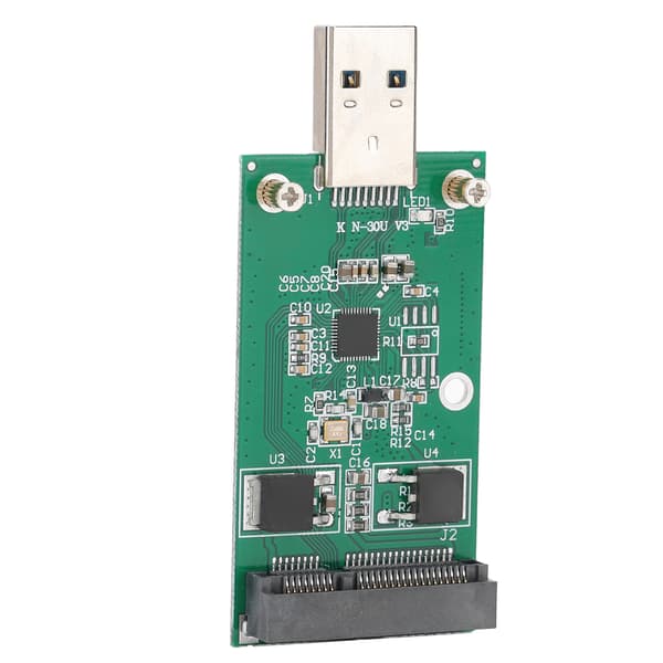 MSATA SSD - USB 3.0 -sovitinkortti PCBA-muunnin tietokonelaitteisto