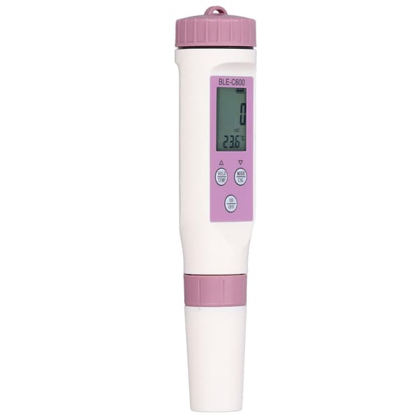 Trådløs pH-tester 7 i 1 EC ORP SG-test Baggrundsbelyst Samtidig Datavisning Vandtester